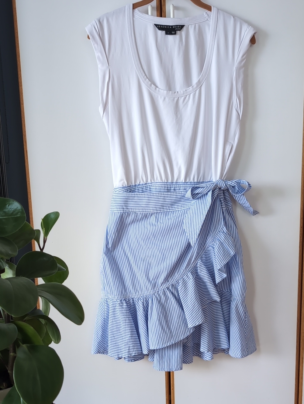Veronica Beard Addyson Dress M 8Tee Sleeveless Mini